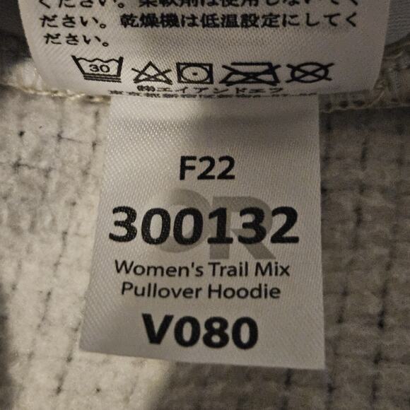 Outdoor Research Womens S Trail Mix Pullover Hoodie Green Gray AA2 - Picture 5 of 6